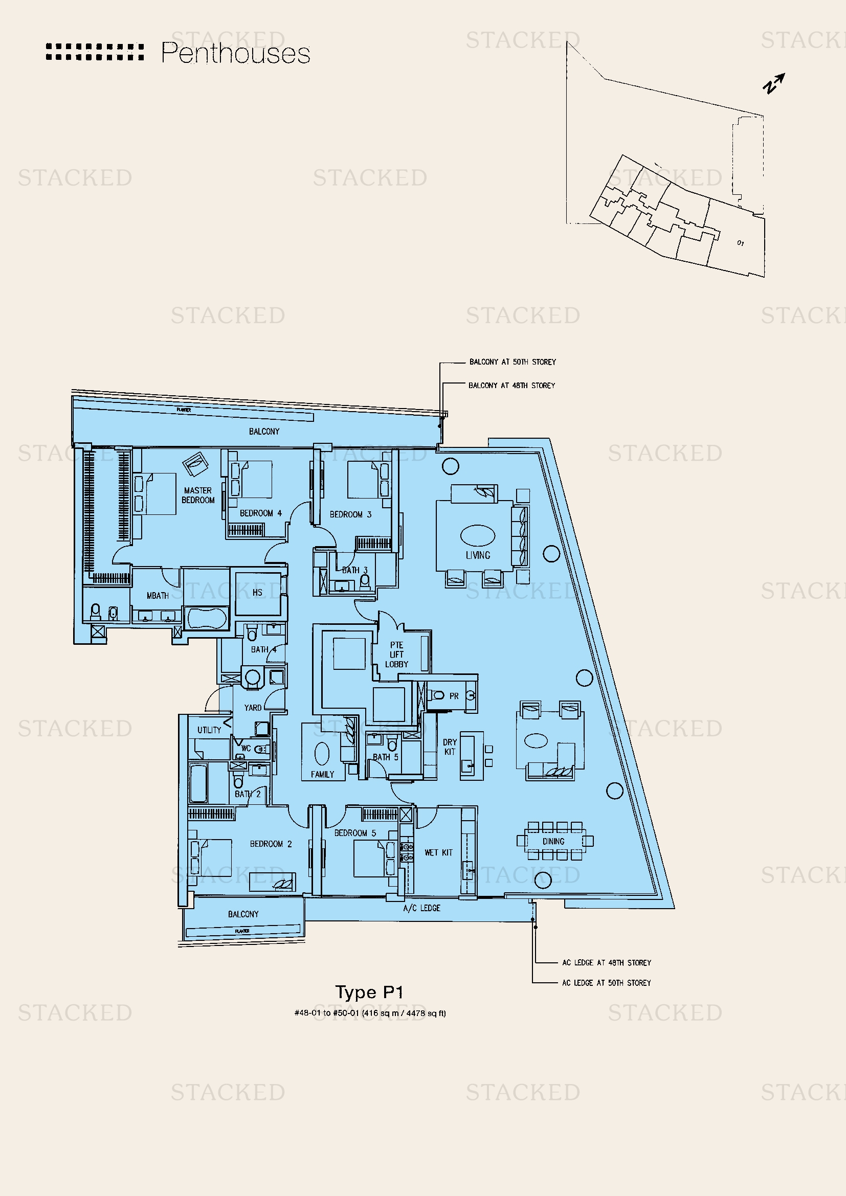 Marina Bay Residences floor plan